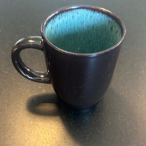 Threshold Black and Teal Mug